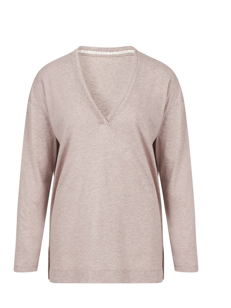 Long Sleeve Top - Soft Beige