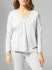 Brume Long Sleeve Top - Mineral Grey