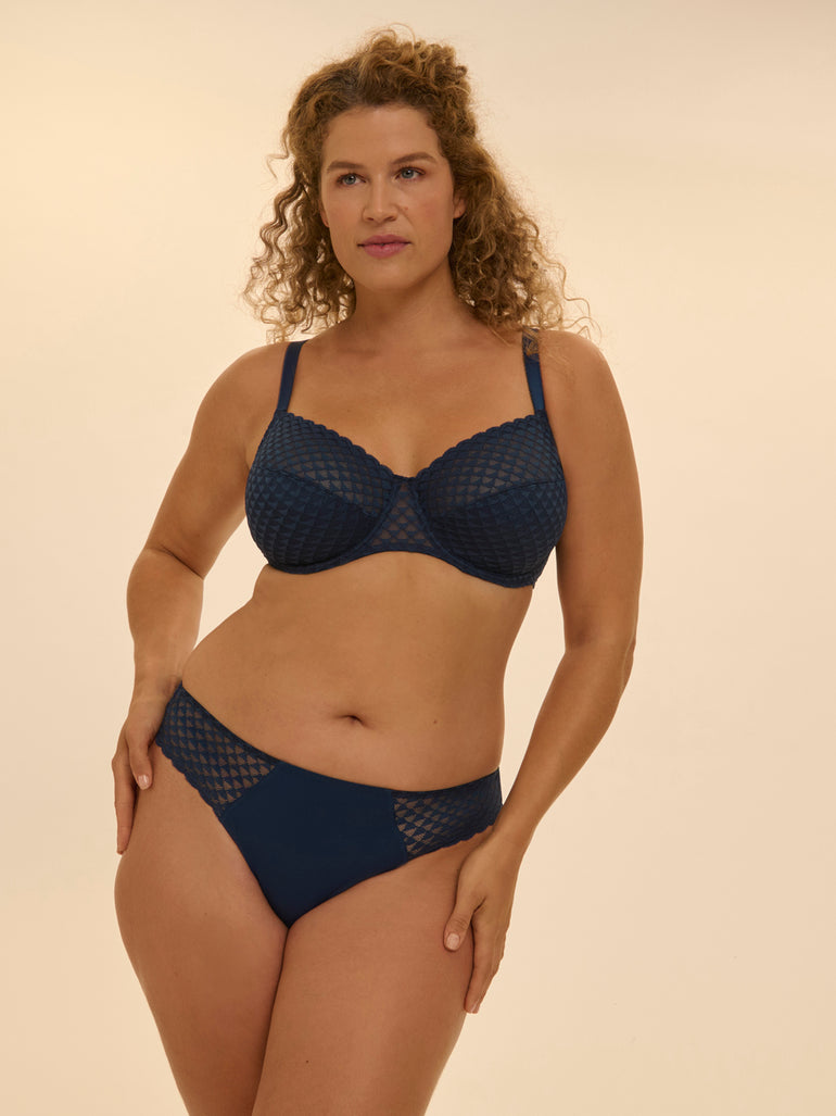 Full cup support bra - Midnight