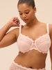 Full cup support bra - Petal Powder