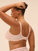 Full cup support bra - Petal Powder