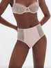 High-waist brief - Petal Powder
