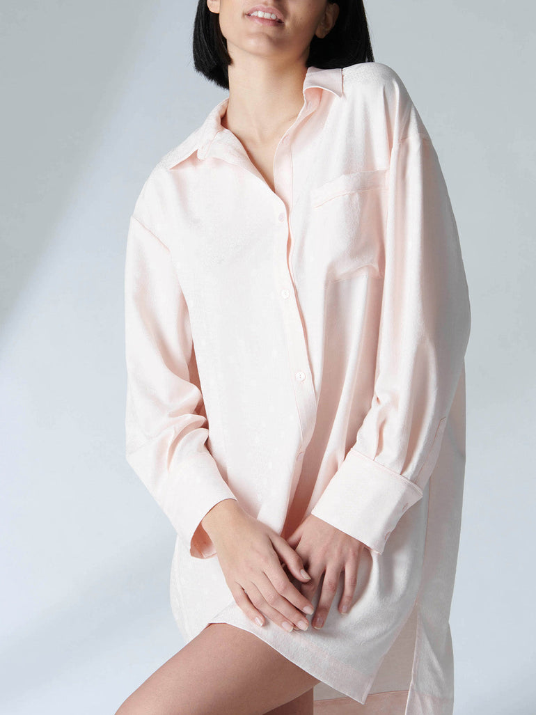 Night Shirt - Pop pink