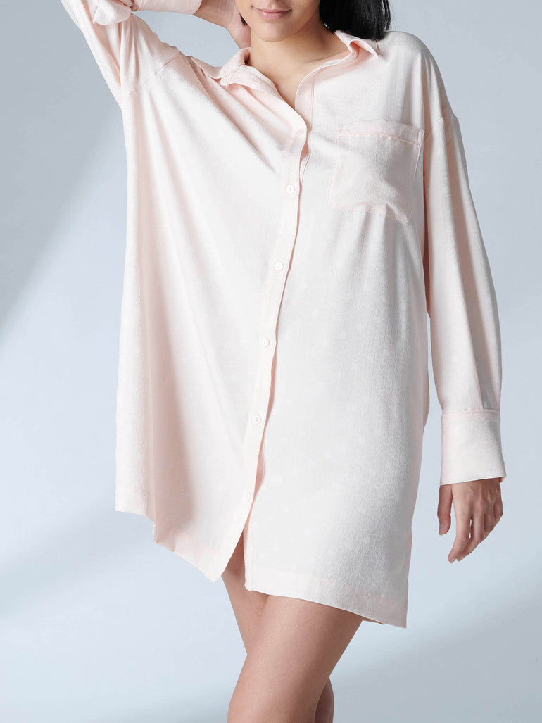 Night Shirt - Pop pink