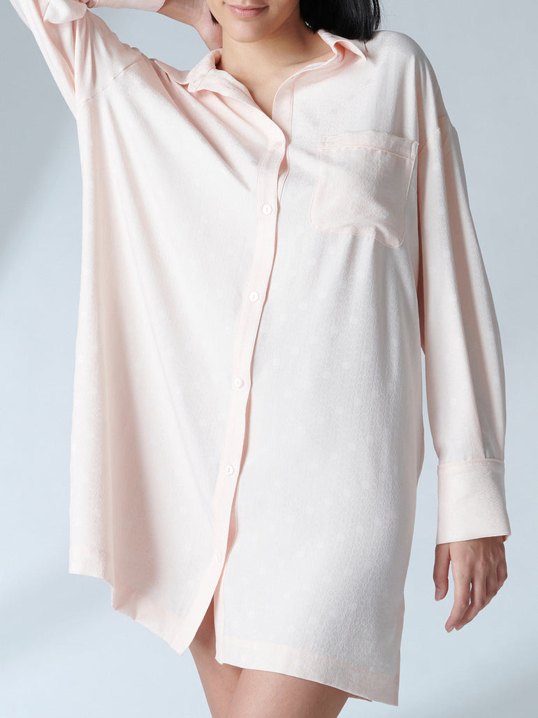 Night Shirt - Pop pink
