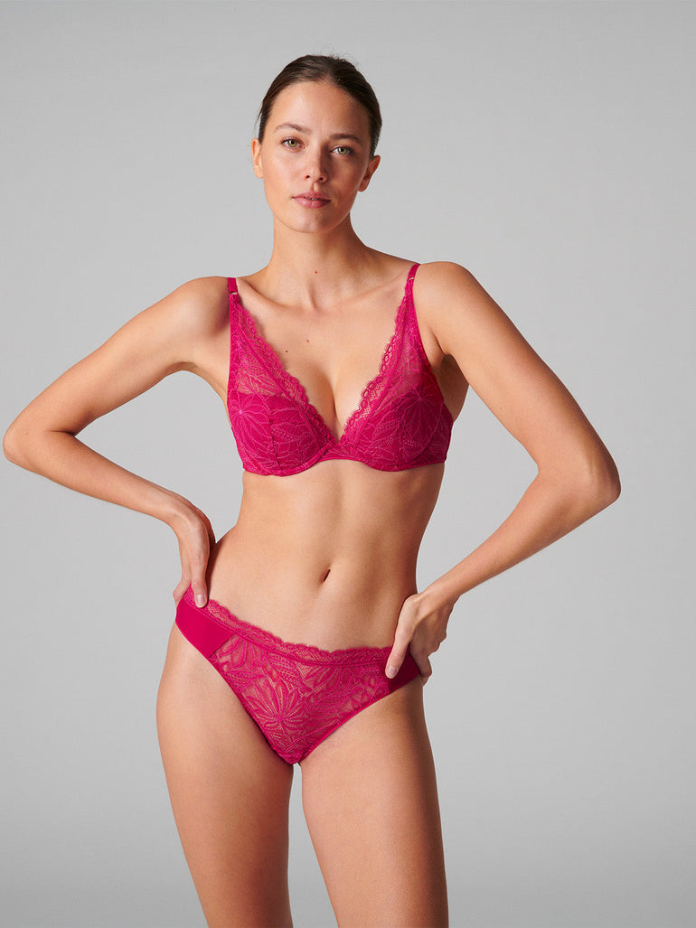 Exotica Triangle Contour - Raspberry