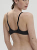 Moulded underwired bra - Black