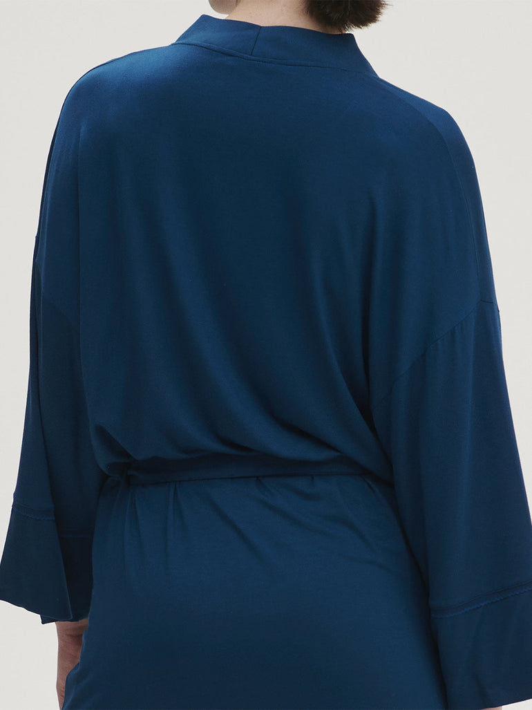 Aurore Kimono - Poseidon Blue