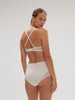 Plunging underwired bra - Natural