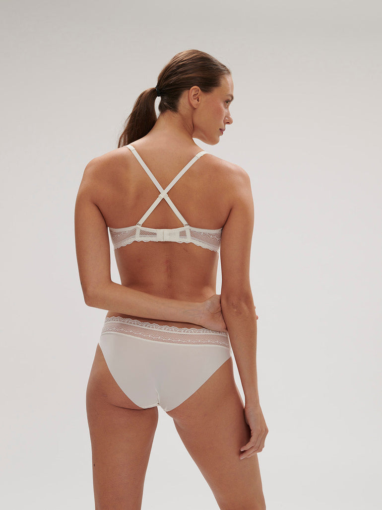 Half cup bra - Natural
