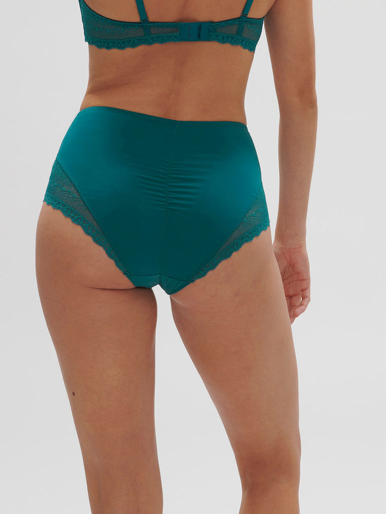 High-waist brief - BLUE