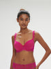 Spacer plunge bra - Hibiscus Pink