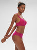 Spacer plunge bra - Hibiscus Pink
