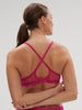 Plunging underwired bra - Hibiscus Pink