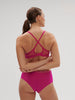Plunging underwired bra - Hibiscus Pink
