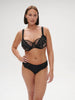 Full cup support bra - Black