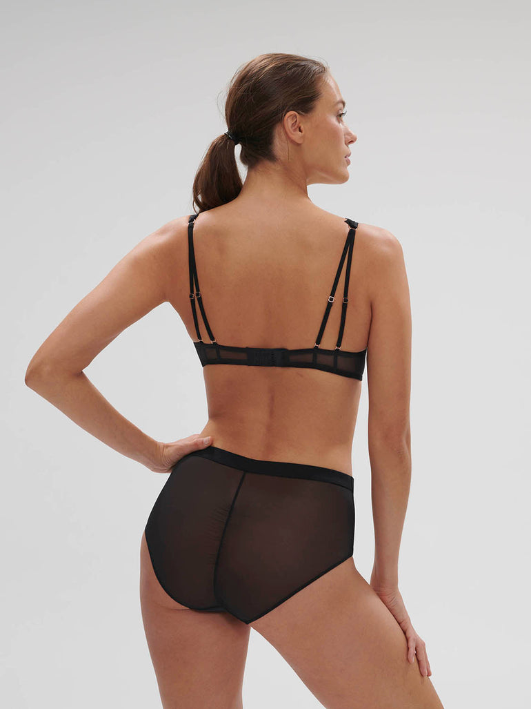 High-waist brief - Black