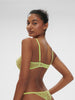 Soft cup triangle bra - Lime