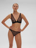 Underwired triangle bra - Black