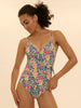 Wireless Molded One-Piece - Tropico white print