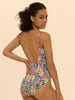 Wireless Molded One-Piece - Tropico white print
