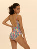 Wireless Molded One-Piece - Tropico white print