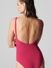 Underwired one-piece swimsuit - Raspberry