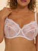 Full cup support bra - White