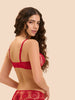 Half cup bra - Opera Red