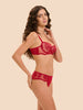 Half cup bra - Opera Red