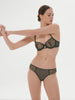 Half cup bra - Clover Green