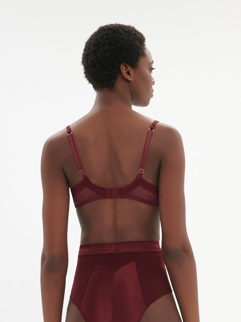 Underwired bra - Dark Red