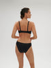 Underwired bandeau bikini top - Black