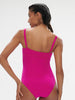 Underwired one-piece swimsuit - Hibiscus Pink