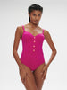 Underwired one-piece swimsuit - Hibiscus Pink