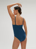 Underwired one-piece swimsuit - Mystery blue