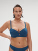Underwired bikini top - Mystery blue