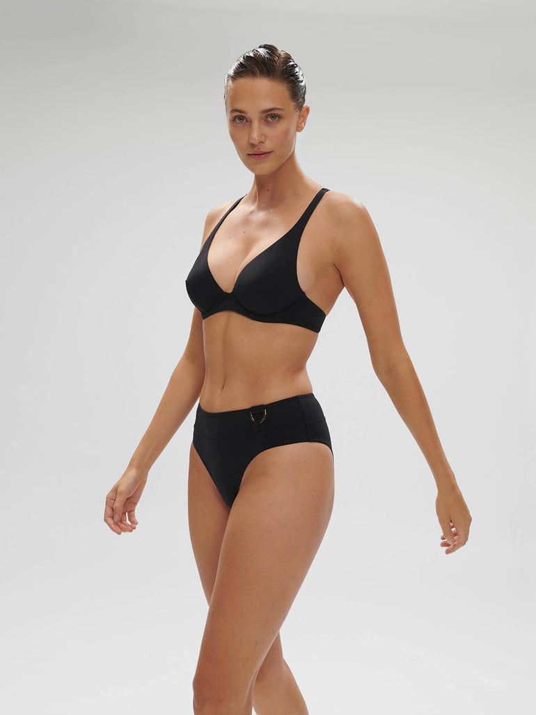 Wireless support bikini triangle - Black