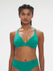 Wireless support bikini triangle - Waterfall Green