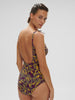 Wireless Molded One-Piece - Agadir Purple Print