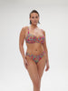 Underwired bikini top - Menara Pink Print
