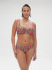 Underwired bikini top - Menara Pink Print