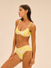 Underwired bralette - Plumeria Print