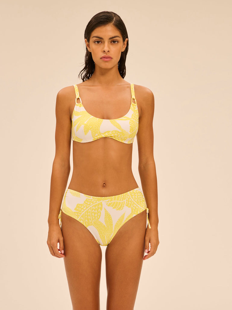 Underwired bralette - Plumeria Print