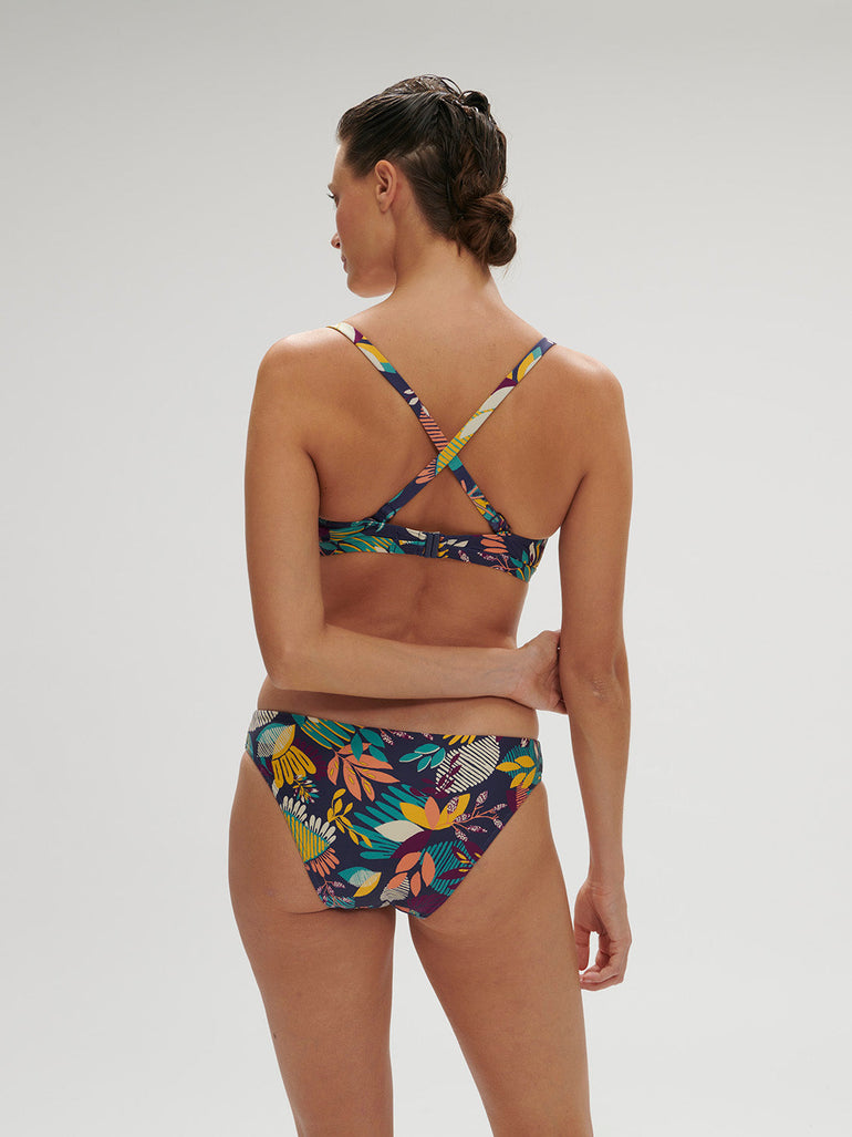Underwired bikini triangle - Seaside Blue Print