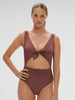 Wireless One-Piece - Lurex Dark Purple
