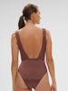Wireless One-Piece - Lurex Dark Purple
