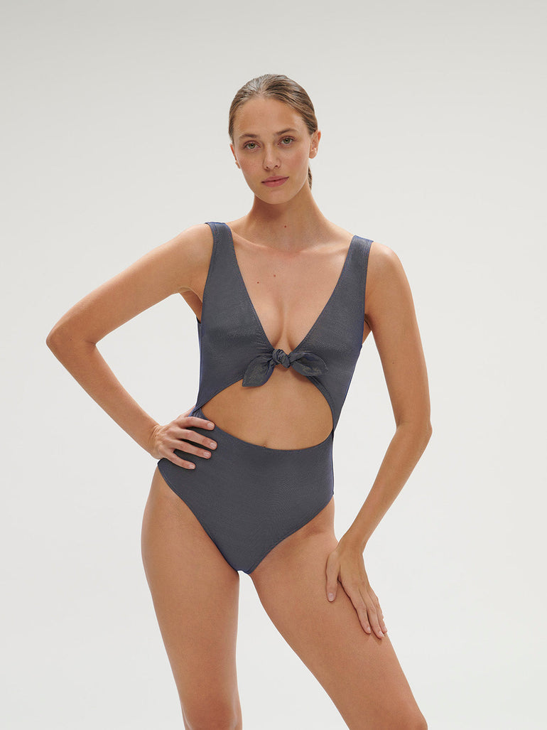 Wireless One-Piece - Lurex Midnight