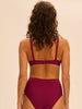 Push-up bikini top - Cranberry