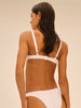 Half cup bra - White